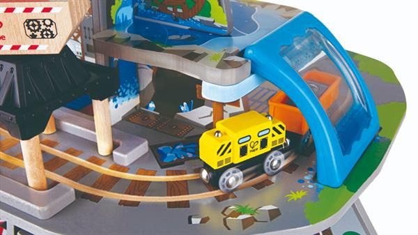 Іграшкова залізниця Hape Багаторівнева гірська шахта з аксесуарами (E3753) E3753 E3753