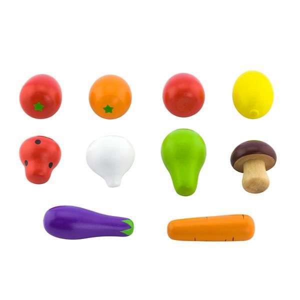 Іграшкові продукти Viga Toys Дерев'яні овочі та фрукти (50734) 50734 50734