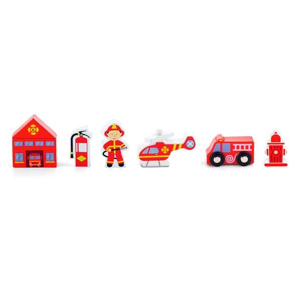 Набір для залізниці Viga Toys Пожежна станція (50815) 50815 50815