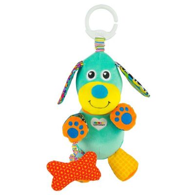 М&#039;яка іграшка-підвіска Lamaze Собачка зі звуком (L27023)