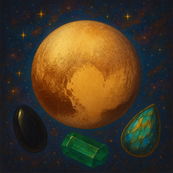 🌑 Плутон — камені планети: їх значення, магічні властивості та використання