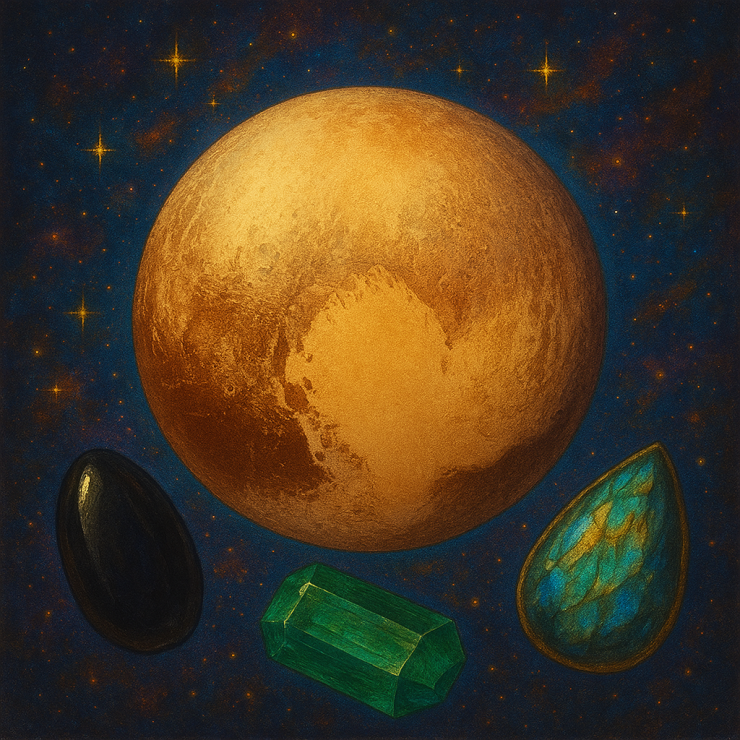 🌑 Плутон — камені планети: їх значення, магічні властивості та використання