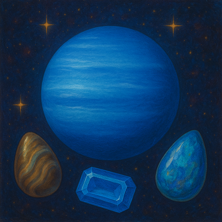 🌊 Нептун — камені планети: їх значення, магічні властивості та використання