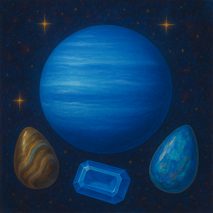 🌊 Нептун — камені планети: їх значення, магічні властивості та використання