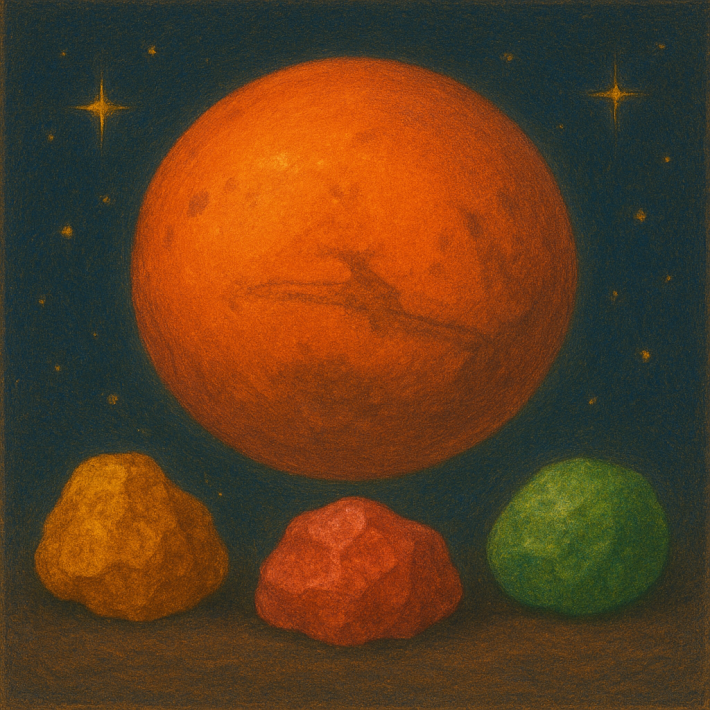 🔴Марс — камені планети: їх значення, магічні властивості та використання