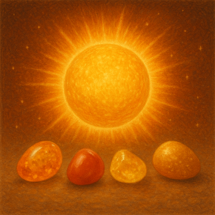 🌞Сонце — камені планети: їх значення, магічні властивості та використання