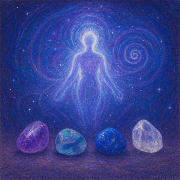 🌌Ефір — п’ята стихія: камені талісмани, практики