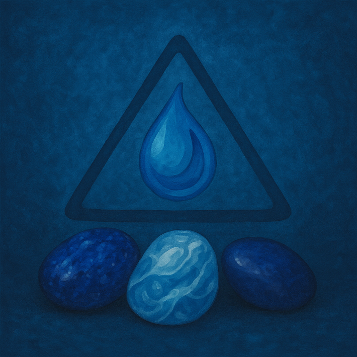 🌊Вода — друга стихія: камені талісмани, практики