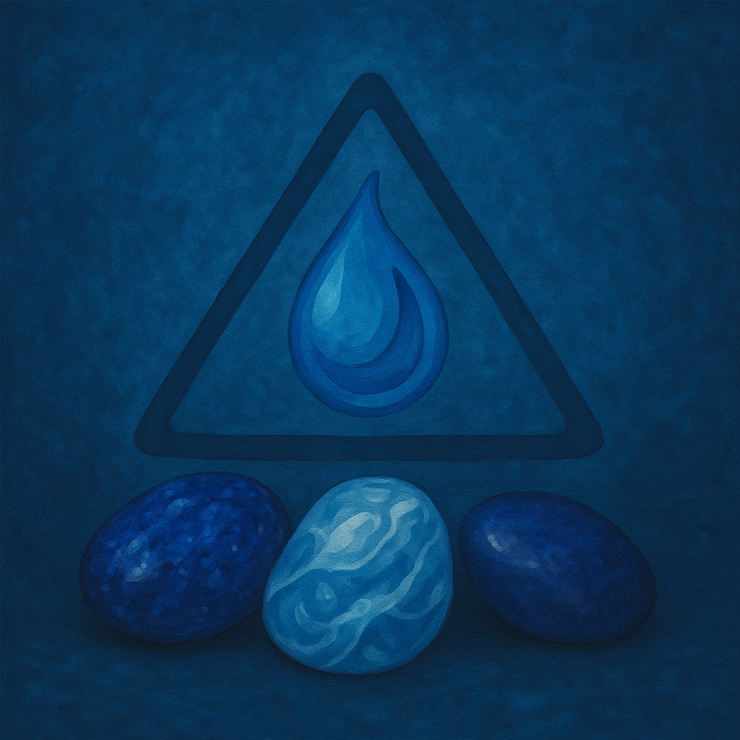 🌊Вода — друга стихія: камені талісмани, практики