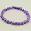 🏷️️ Браслет на резинці Аметист 18 см F-105868