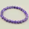 🏷️️ Браслет на резинці Аметист 18 см F-105868