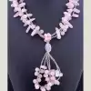 🏷️️ Намисто Рожевий кварц 62 см F-11334