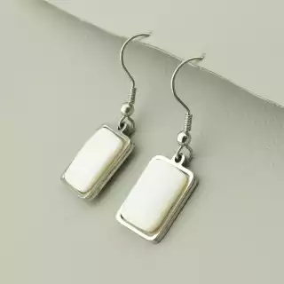 Сережки петля Перламутр