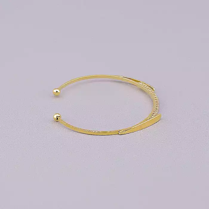 🏷️️ Браслет без застібки Saiya Фіаніт 16 см (позолота 18к) ss_73897