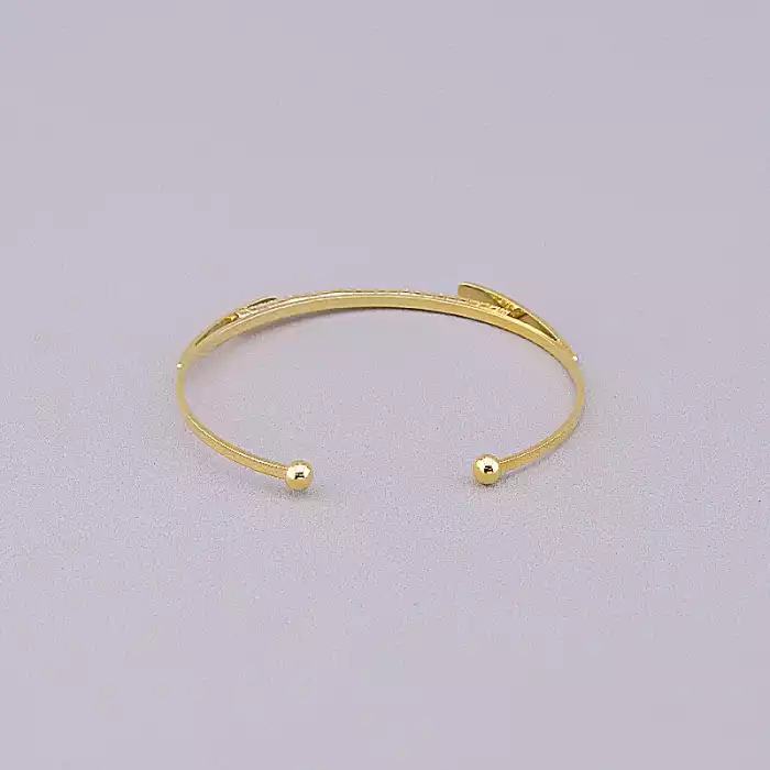 🏷️️ Браслет без застібки Saiya Фіаніт 16 см (позолота 18к) ss_73897