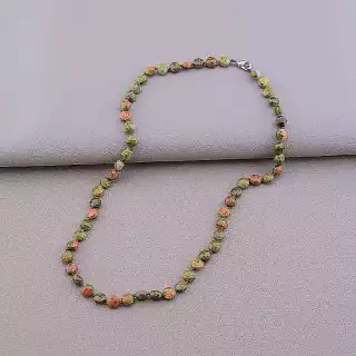 Намисто цоізит 48 см