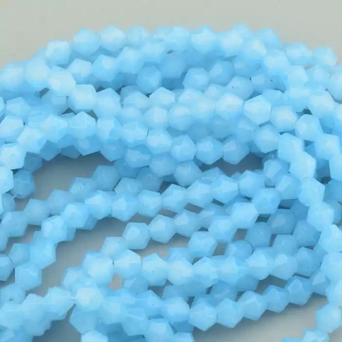 🏷️️ Нитка Чеський кришталь 26 см. 6 мм. (без замка) ss_93287