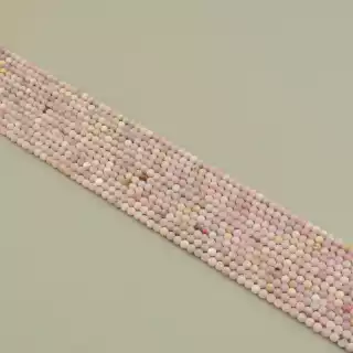 Намистини Морганіт 38 см. 3,3 мм. на нитці (натуральне каміння, без застібки)