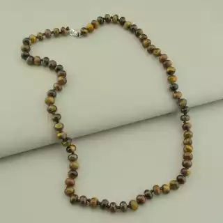 Намисто Тигрове око 58 см.