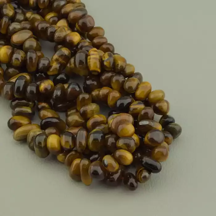 🏷️️ Нитка Тигрове око 41 см. (без замка) ss_94356