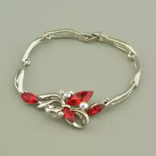 Браслет складний Abella Фіаніт 17 см.