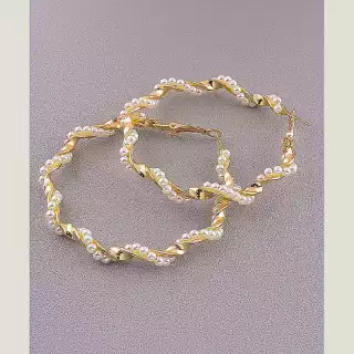 Сережки з французьким замком Fashion Майорка