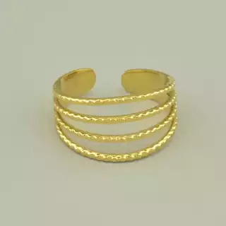 Каблучка Xuping (позолота 18к лимонна)