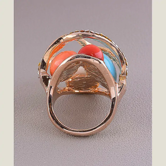 🏷️️ Перстень Сrystal Fashion (позолота 18к) ss_88441