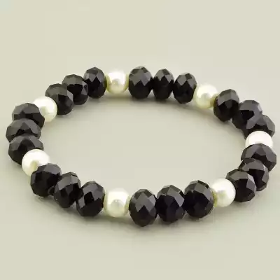 Браслет на резинці Чеський кришталь, Майорка 15 см