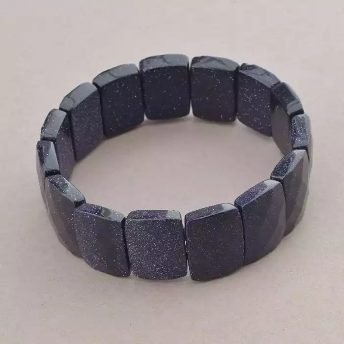 🏷️️ Браслет на резинці Каїрська ніч 18 см ss_106586