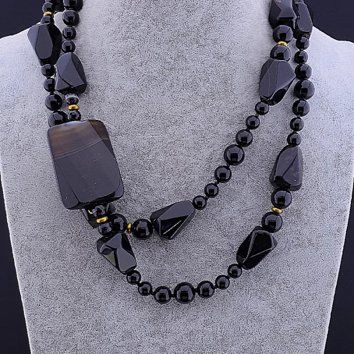 🏷️️ Намисто Агат 112 см ss_82228