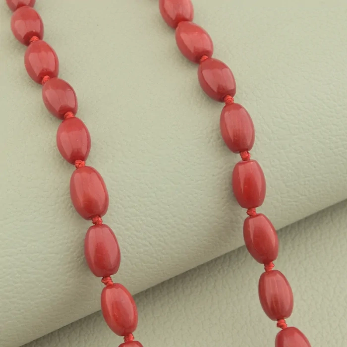 🏷️️ Намисто з коралів срібло 925 проба 48 см. ss_99069