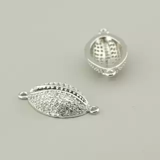 Конектор Фіаніт 16х10 (родій)