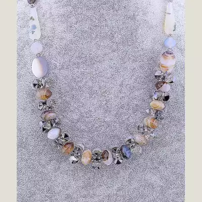 🏷️️ Намисто Агат 70 см F-12427