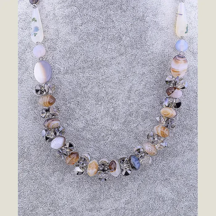 🏷️️ Намисто Агат 70 см ss_12427