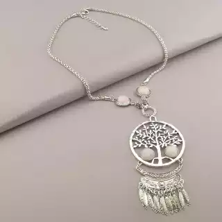 Підвіска дерево Рожевий кварц 50 см