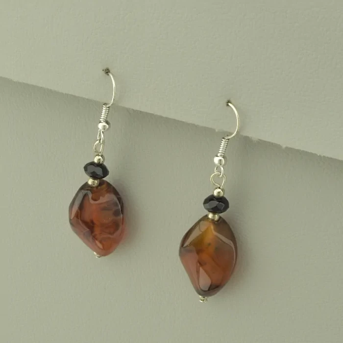 🏷️️ Сережки петля Агат ss_100206