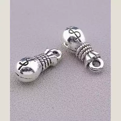 Кулон мішок з грошима метал 15x6 мм