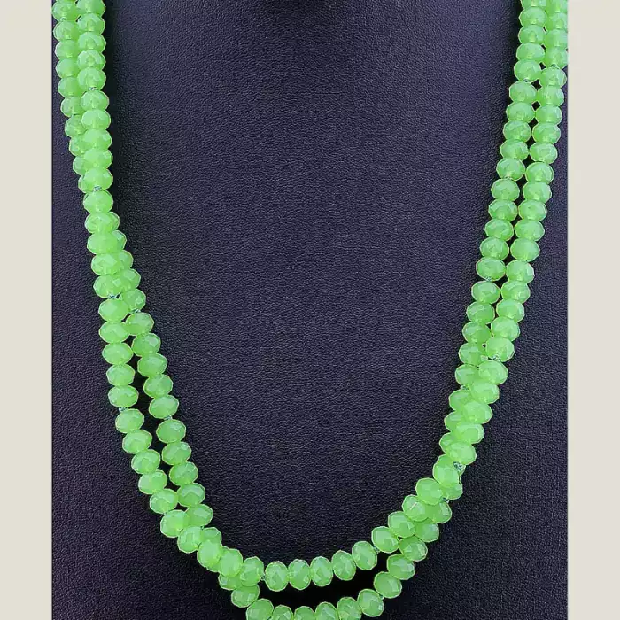 🏷️️ Намисто Чеський кришталь 124 см ss_73898