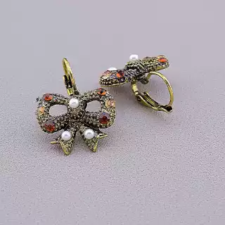 Сережки з англійським замком Fashion Майорка