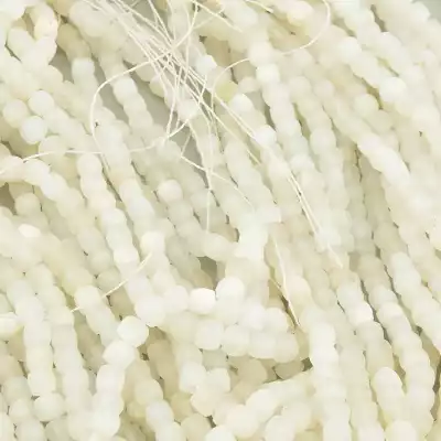 🏷️️ Намистини Місячний камінь 39 см. на нитці (натуральне каміння, без застібки) F-100840