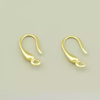 Швензи Пара 18х2мм.(позолота 18к (лимонна))