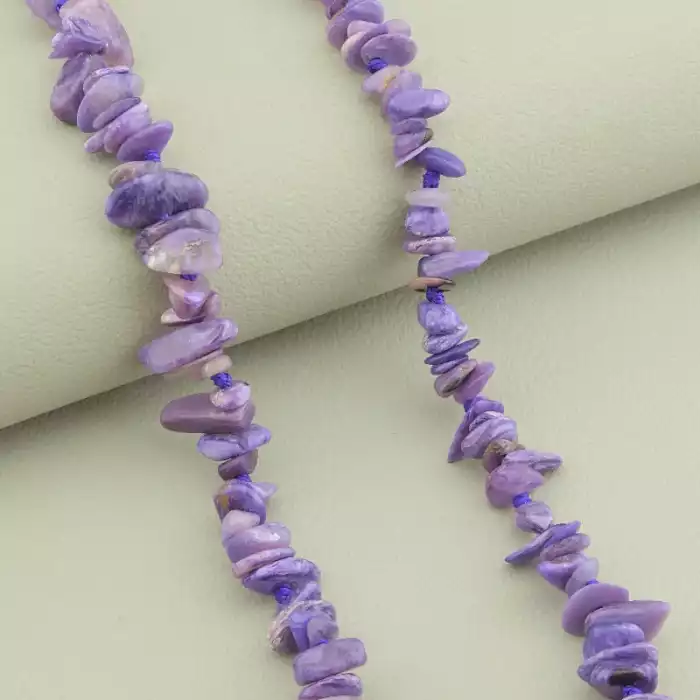 🏷️️ Намисто Чароїт (cрібло 925 проба) 47 см. ss_101354