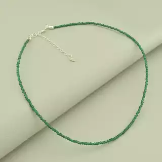 Підвіска Шпінель срібло (925 проба) 38 см.