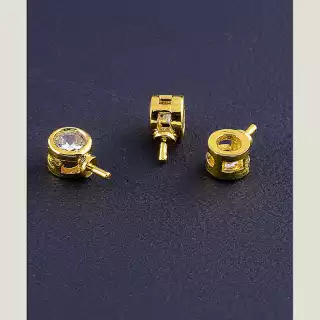 Бейл Фіаніт (позолота 14к)