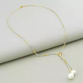 Підвіска Xuping Майорка 55 см (позолота-родій)