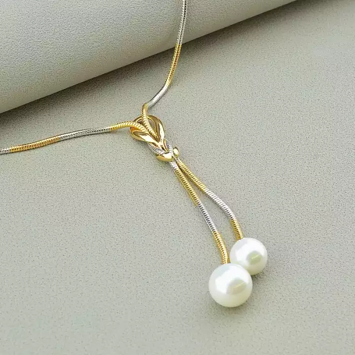 🏷️️ Підвіска Xuping Майорка 55 см (позолота-родій) ss_88144