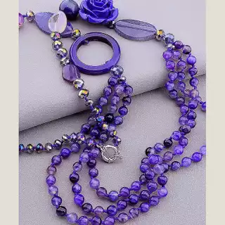 Намисто Агат 100 см