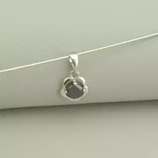 Кулон квітка Xuping Фіаніт (родій)