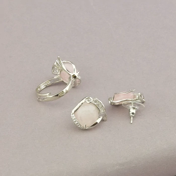 🏷️️ Набір (4 предмета) Рожевий кварц ss_45236